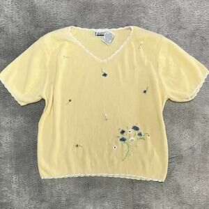 Vintage Capacity Embroidered Top